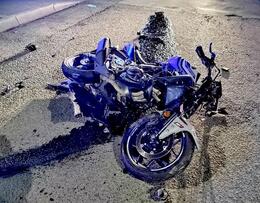 В Кемерове в ДТП серьёзно пострадал водитель мотоцикла